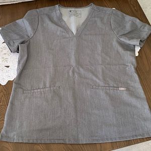 Figs scrub set. Color- graphite (grey)